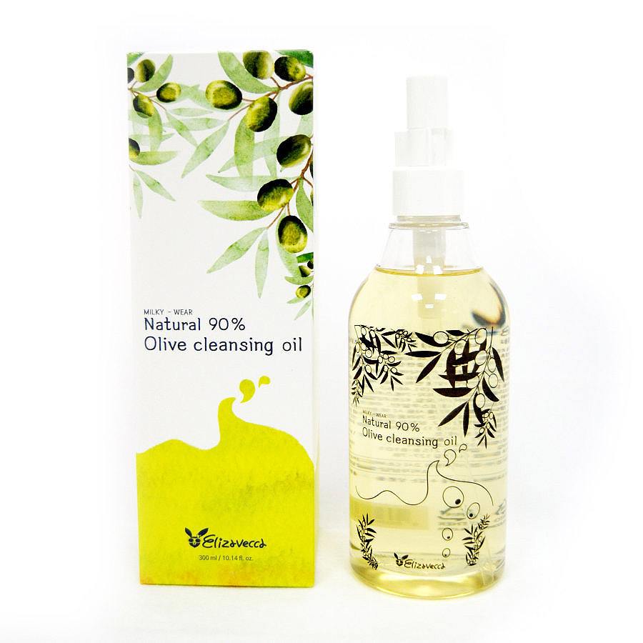 Гидрофильное Масло Увлажняющее С Экстрактом Оливы Elizavecca Natural 90% Olive Cleansing Oil 300ml